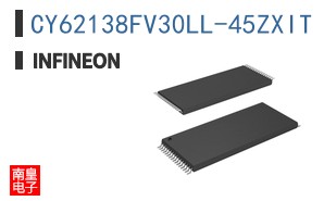 CY62138FV30LL-45ZXIT The Cypress Semiconductor CY62138FV30LL-45ZXIT is a 2Mbit parallel SRAM memory. It features a 45ns access time and operates within a voltage range of 2.2V to 3.6V.