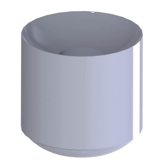 CER-5 Ceramic tubular spacer for general purpose axial and radial applications. Measures 4.50mm length with 1.80mm outer diameter.