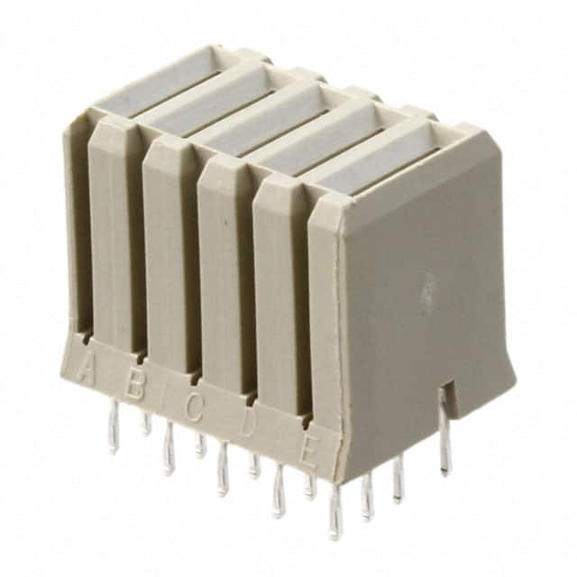 223995-2 CONN RCPT BLADE PWR 5POS PCB