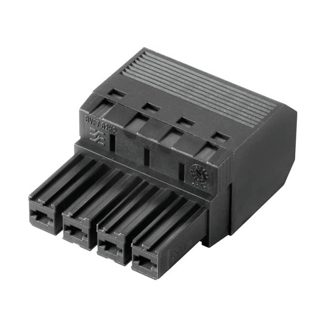 1060410000 TERM BLOCK PLUG 4POS STR 7.62MM