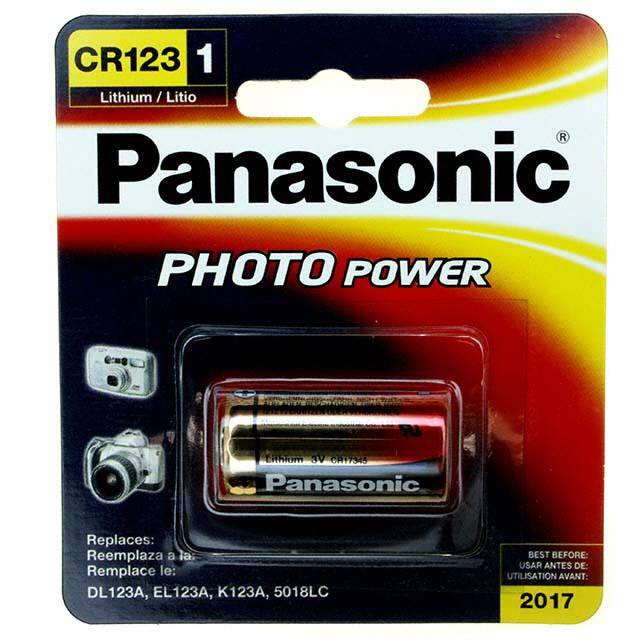 CR-123APA/1B BATTERY LITHIUM 3V CR123A RETAIL