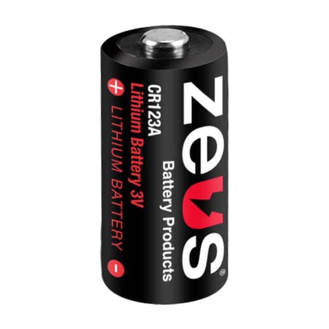 ZEUS CR123A BATTERY LITHIUM 3V CR123A
