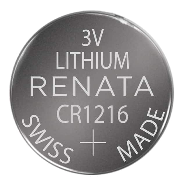 CR1216 BATTERY LITHIUM 3V COIN 12.5MM