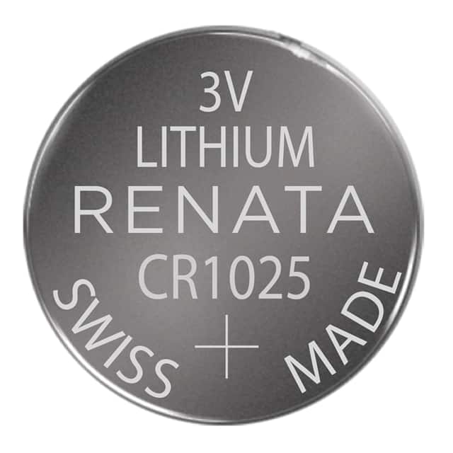 CR1025 BATTERY LITHIUM 3V COIN 10MM