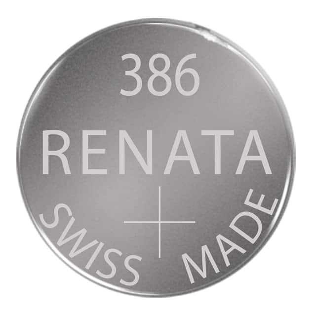 386 SLVR-OX 1.55V 11.6MM BUTTON CELL