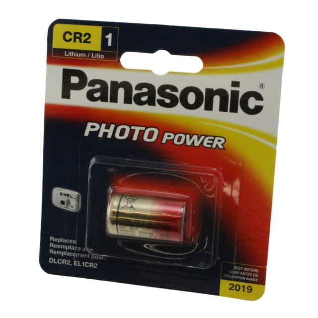 CR-2PA/1B BATTERY LITHIUM 3V CR2 RETAIL