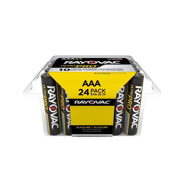 ALAAA-24 RAYOVAC ULTRA PRO ALKALINE AAA B
