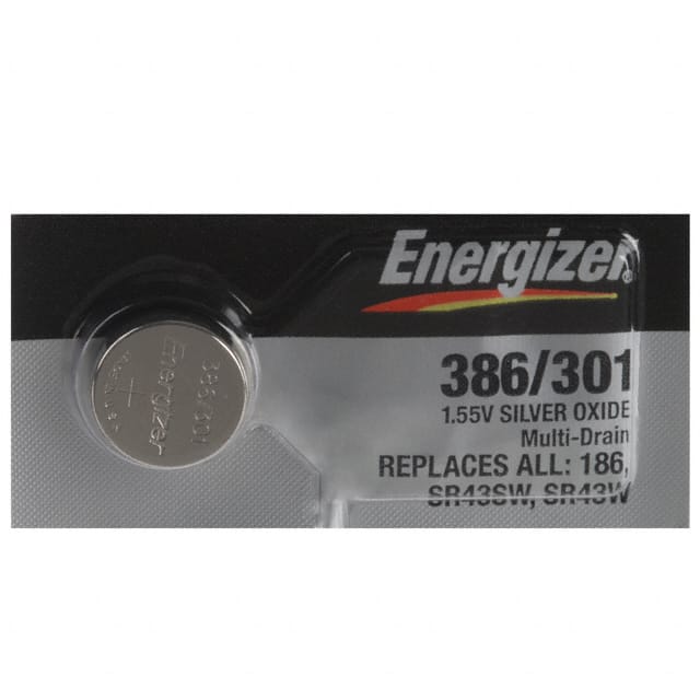 386-301TZ BATT SLVR OX 1.55V BUTTON 11.6MM