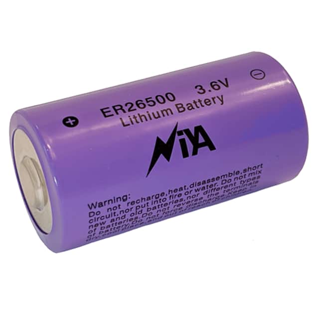 ER26500 NIYA 3.6V 9000 MAH C LITHIUM BATTERY