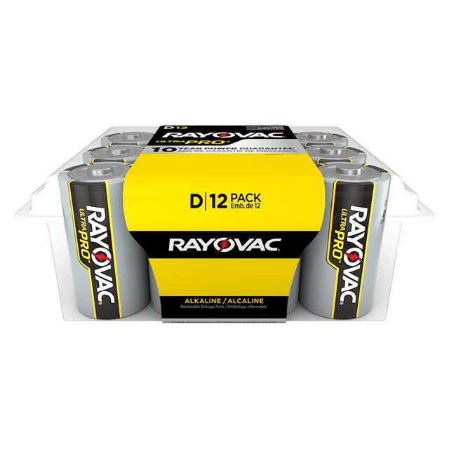 ALD-12 RAYOVAC ULTRA PRO ALKALINE D BAT