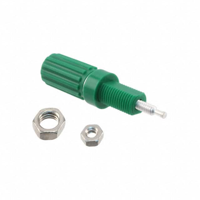 111-0104-001 CONN BIND POST KNURLED GREEN