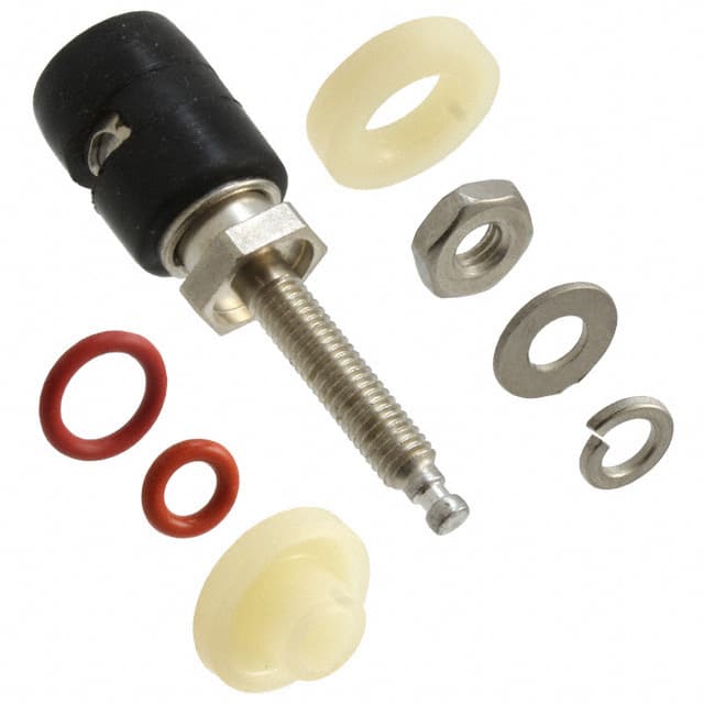 4995-0 CONN BIND POST SPRING-LOAD BLACK