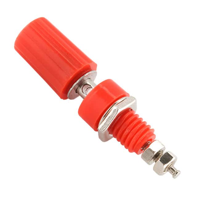 PRT-09739 CONN BIND POST KNURLED RED