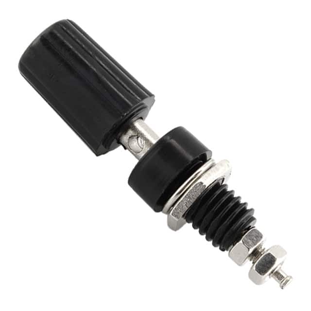 PRT-09740 CONN BIND POST KNURLED BLACK