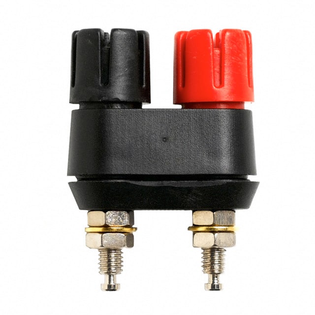 6884 CONN BIND POST DL FLUTD BLK/RED