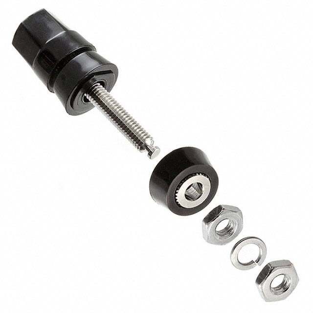 4094 CONN BIND POST HEX BLACK