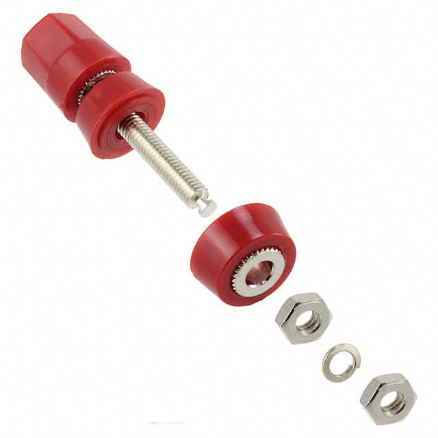 4093 CONN BIND POST HEX RED