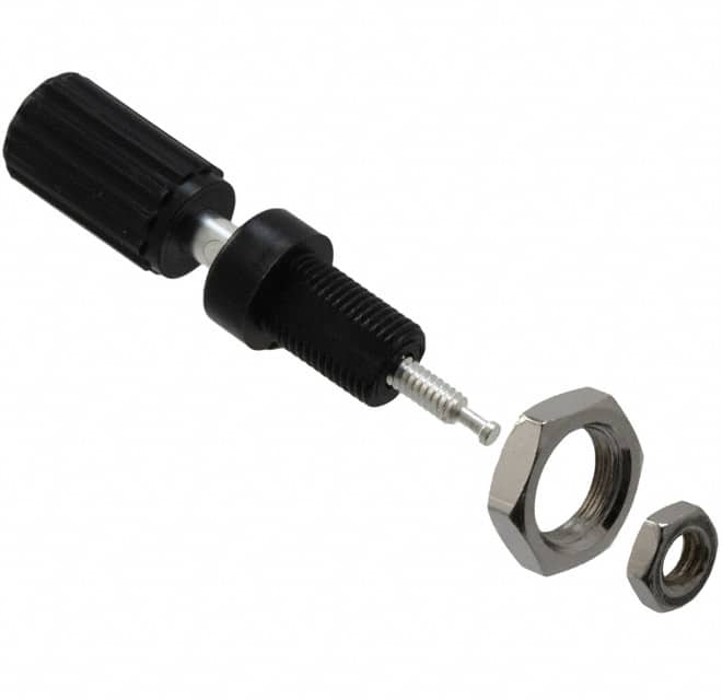 7005 CONN BIND POST KNURLED BLACK
