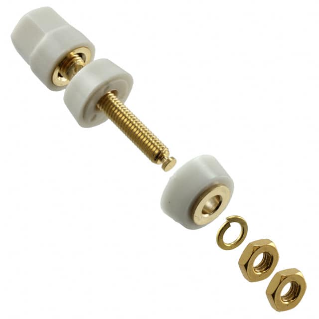 7023 CONN BIND POST HEX WHITE
