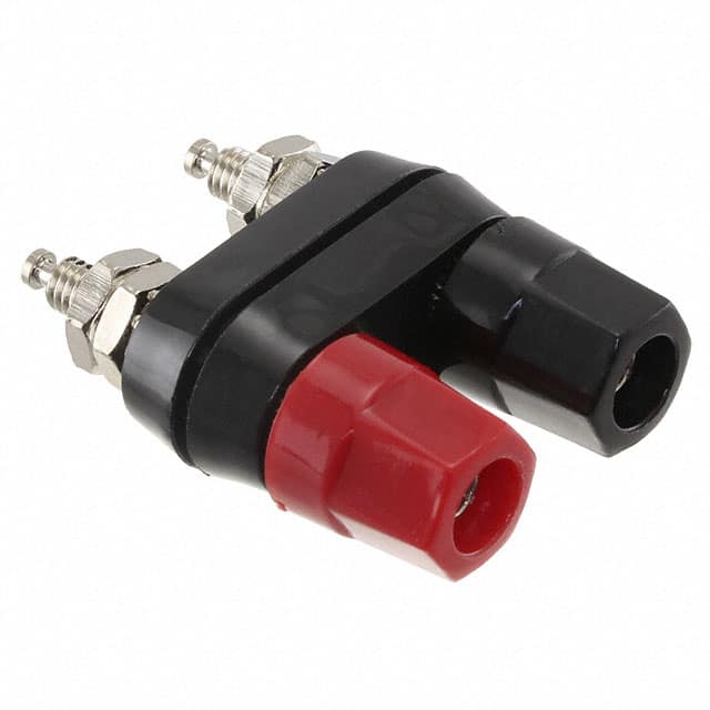 7019 CONN BIND POST DUAL HEX BLK/RED