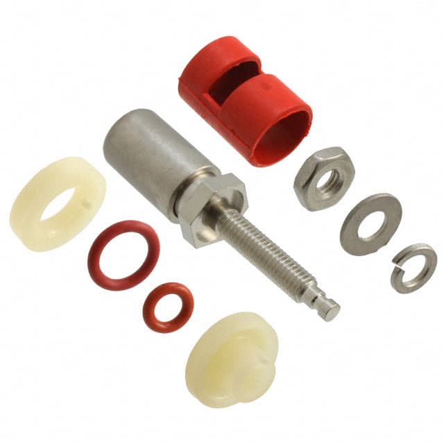 4995-2 CONN BIND POST SPRING-LOAD RED