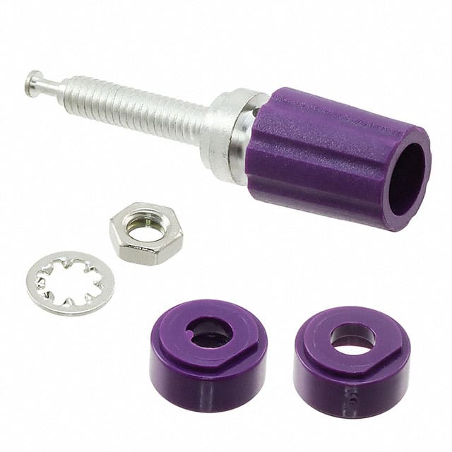 3760-7 CONN BIND POST KNURLED VIOLET