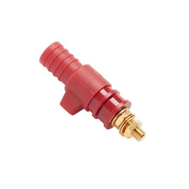 73095-2 BINDING POST/4MM SAFETY JACK/RED