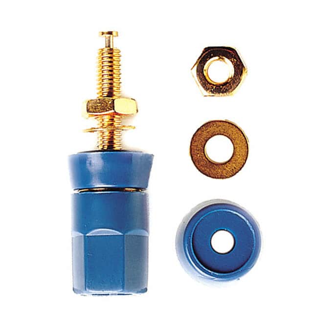 5018-6 CONN BIND POST HEX BLUE