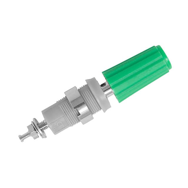 CT4231-NI-5 4MM SHEATHED BINDING POST, GREEN