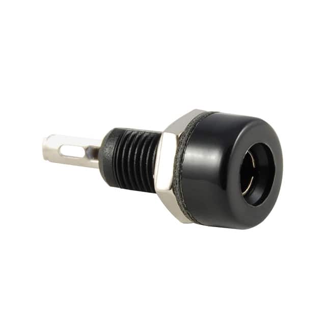 81-BS10B BANANA SOCKET BLACK 10 A
