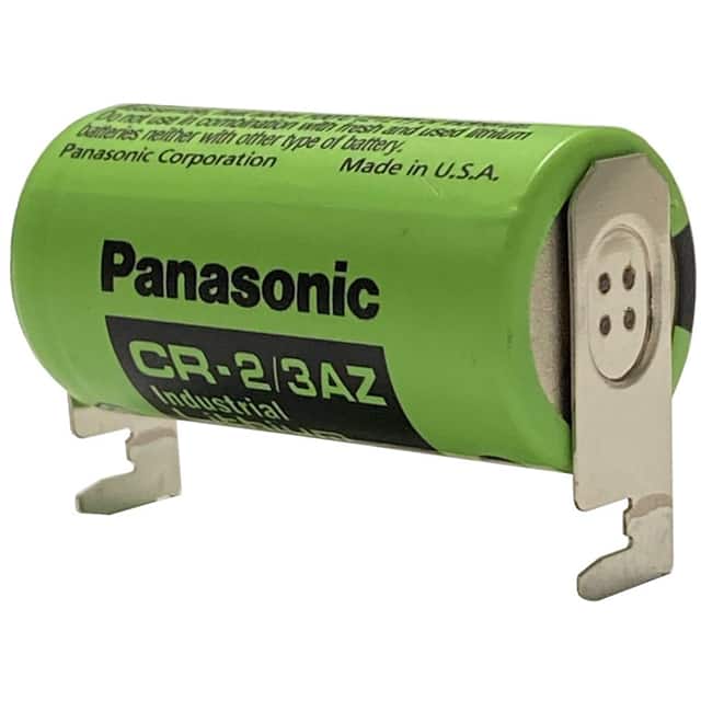 CR-2/3AZE27N BATTERY LITHIUM 3V 2/3A