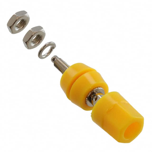 4199 CONN BIND POST HEX YELLOW