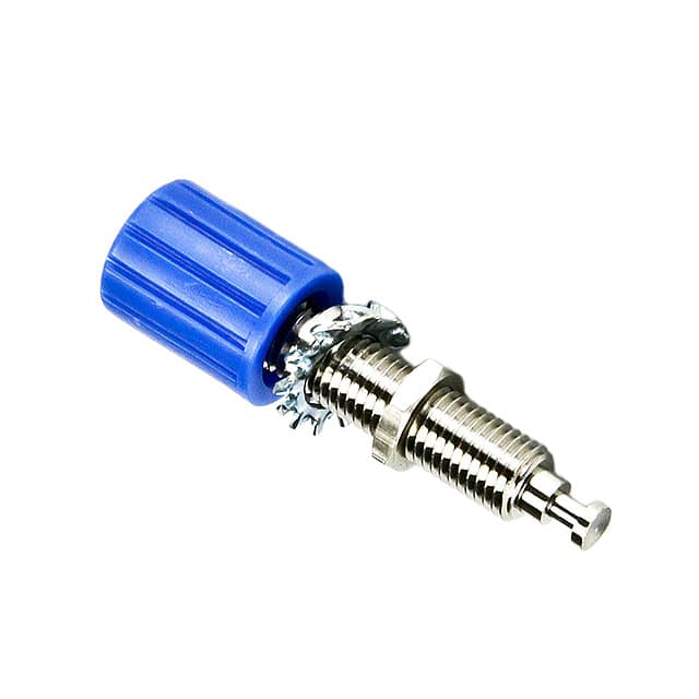CT2234-6 CONN BIND POST KNURLED BLUE