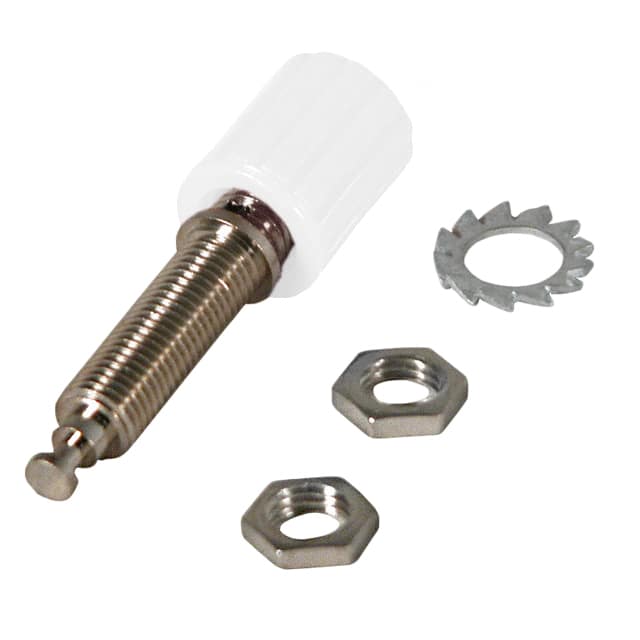 CT2234-9 CONN BIND POST KNURLED WHITE