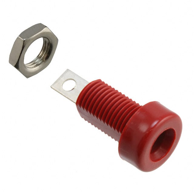 108-0902-001 CONN BANANA JACK SOLDER TABS RED