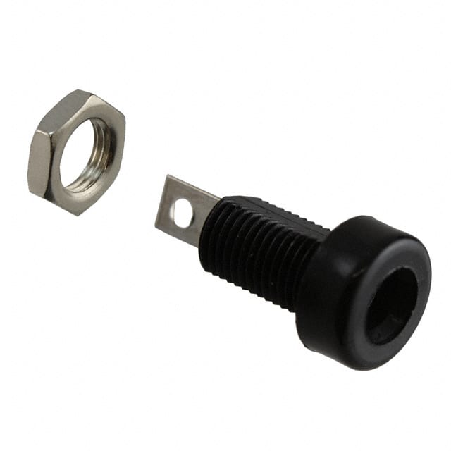 108-0903-001 CONN BANANA JACK SLDR TABS BLACK