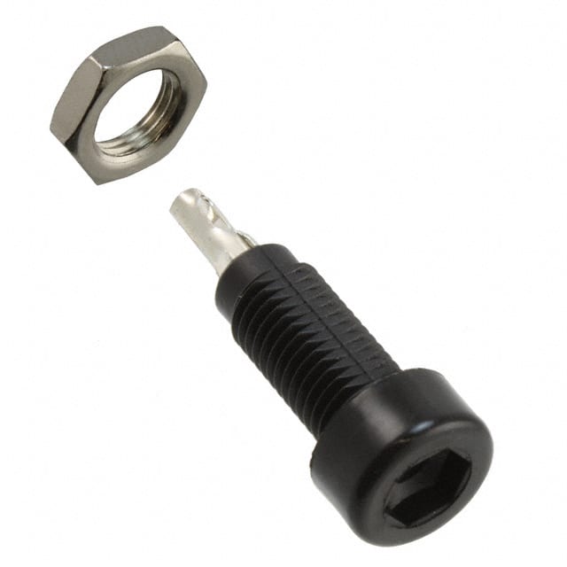 105-0803-001 CONN TIP JACK SLDR EYELET BLACK