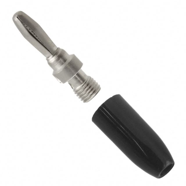 108-0303-001 CONN BANANA PLUG SLDRLESS BLACK
