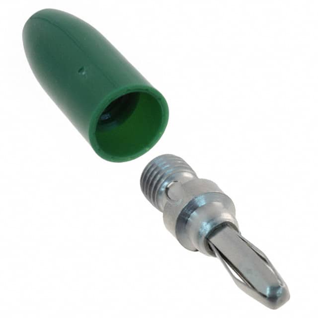 108-0304-001 CONN BANANA PLUG SLDRLESS GREEN
