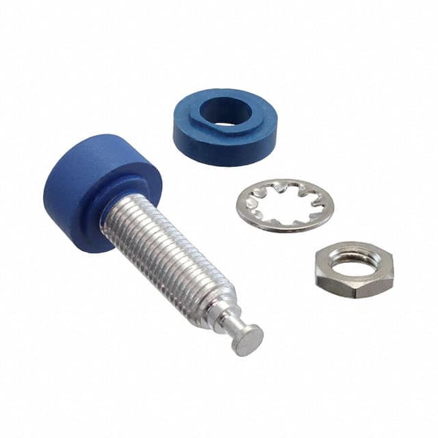 4900-6 CONN BANANA JACK TURRET BLUE