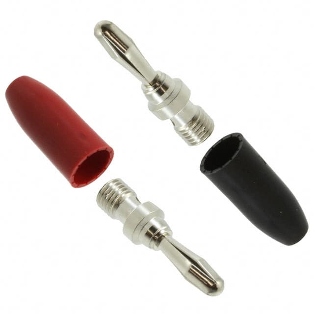 9202 R/B CONN BANANA PLG SOLDERLESS 2PC