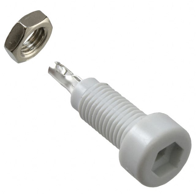 105-0801-001 CONN TIP JACK SLDR EYELET WHITE