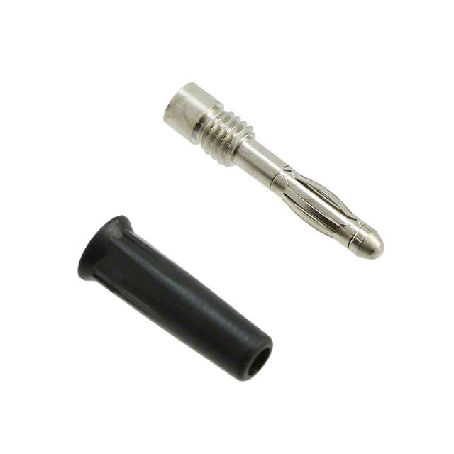 5934-0 CONN BANANA PLUG SLDRLESS BLACK