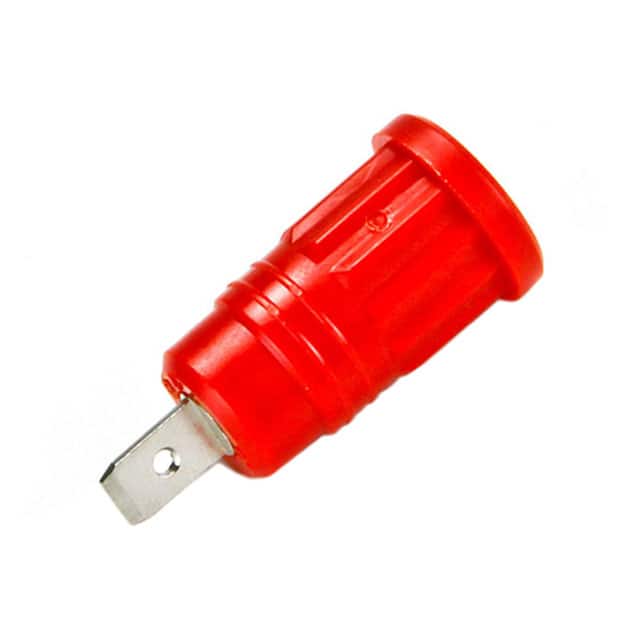 CT2915-2 CONN BANANA JACK QC RED