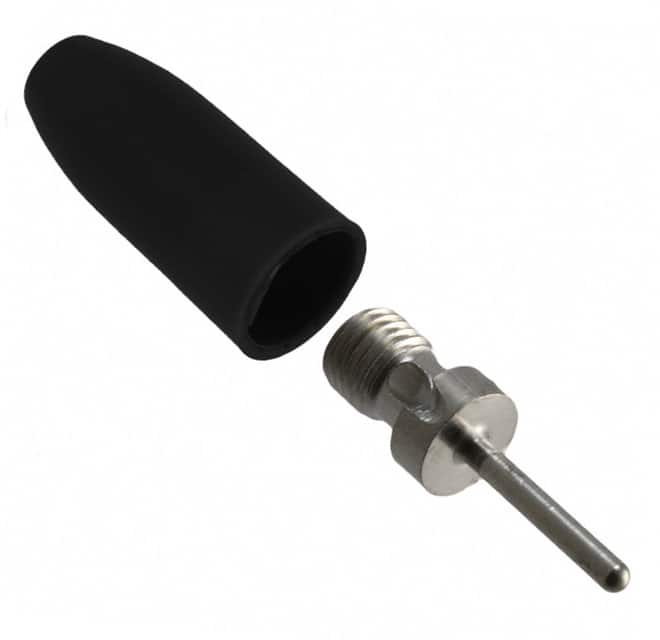 105-0303-001 CONN TIP PLUG SOLDERLESS BLACK