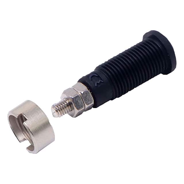 CT3075-0 BANANA SAFETY JACK 2MM STUD BLK