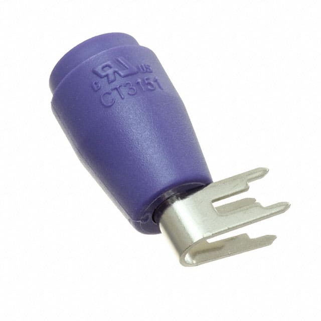 CT3151SP-7 CONN BANANA JACK SOLDER PURPLE