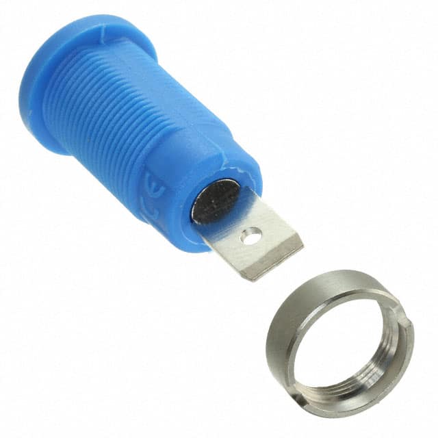 CT2238-6 CONN BANANA JACK QC BLUE