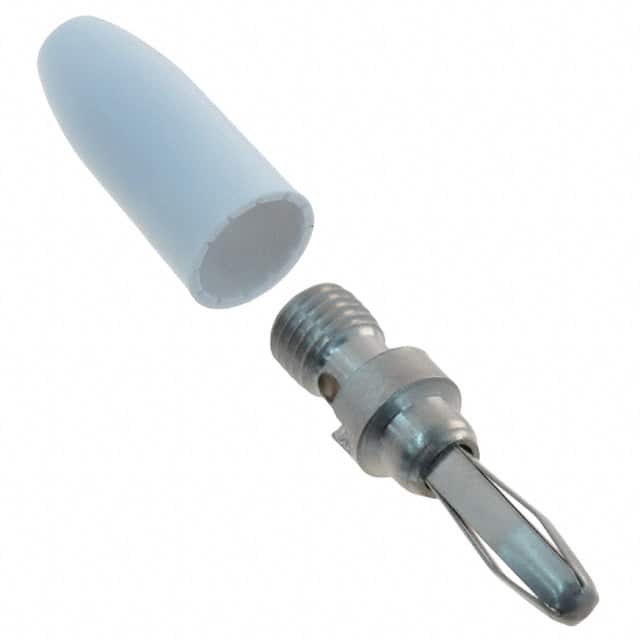 108-0301-001 CONN BANANA PLUG SLDRLESS WHITE