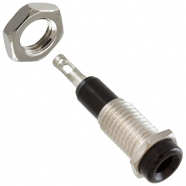 105-0253-001 CONN TIP JACK SLDR EYELET BLACK